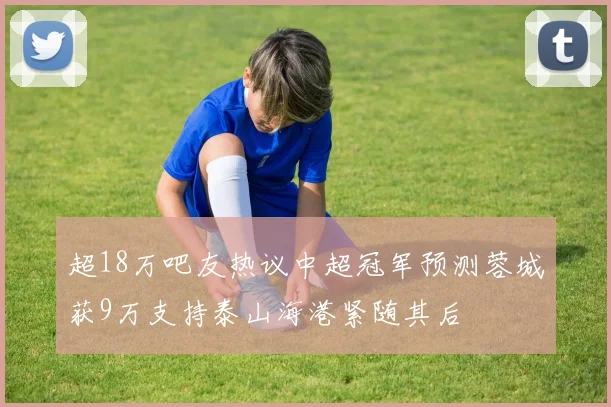 超18万吧友热议中超冠军预测蓉城获9万支持泰山海港紧随其后